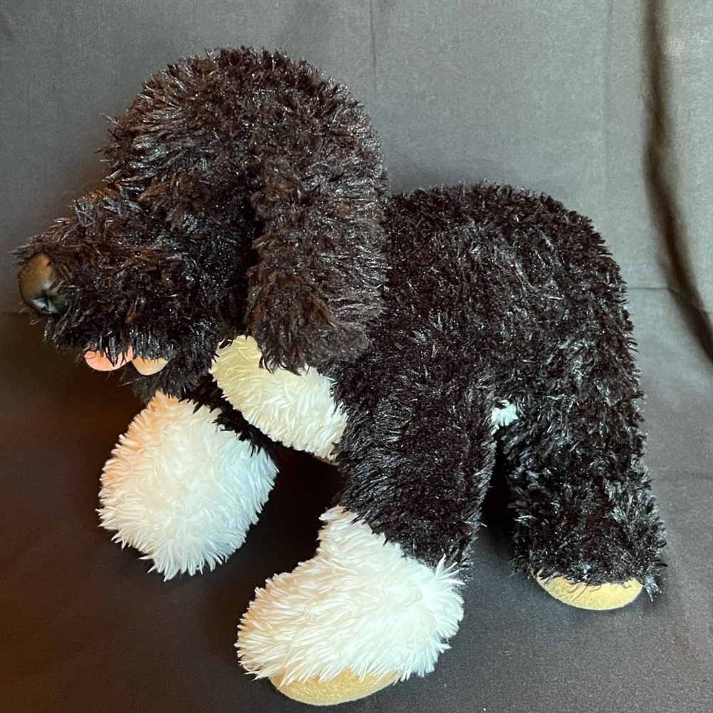 Build-A-Bear Black & White Portuguese Water Dog